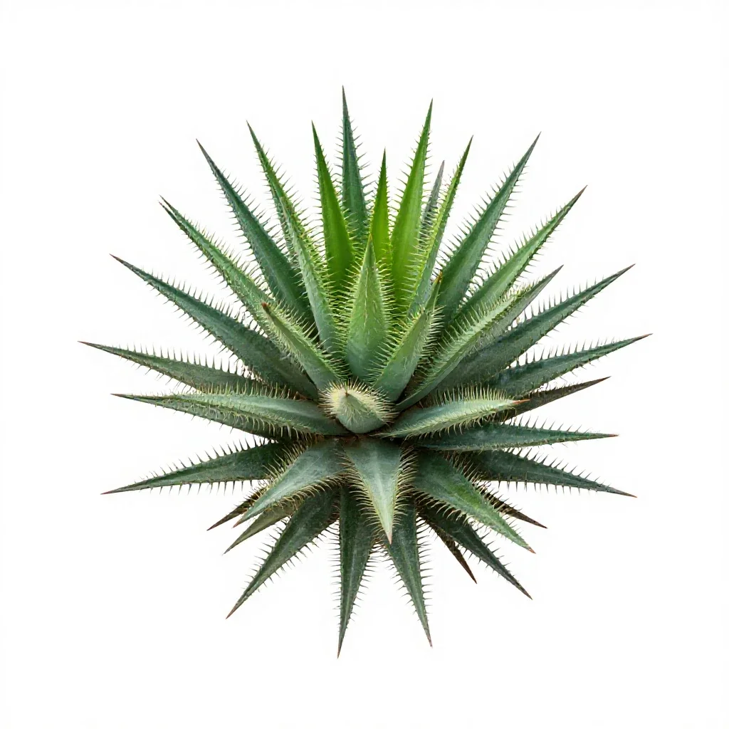 Jade plant isolated on a white background