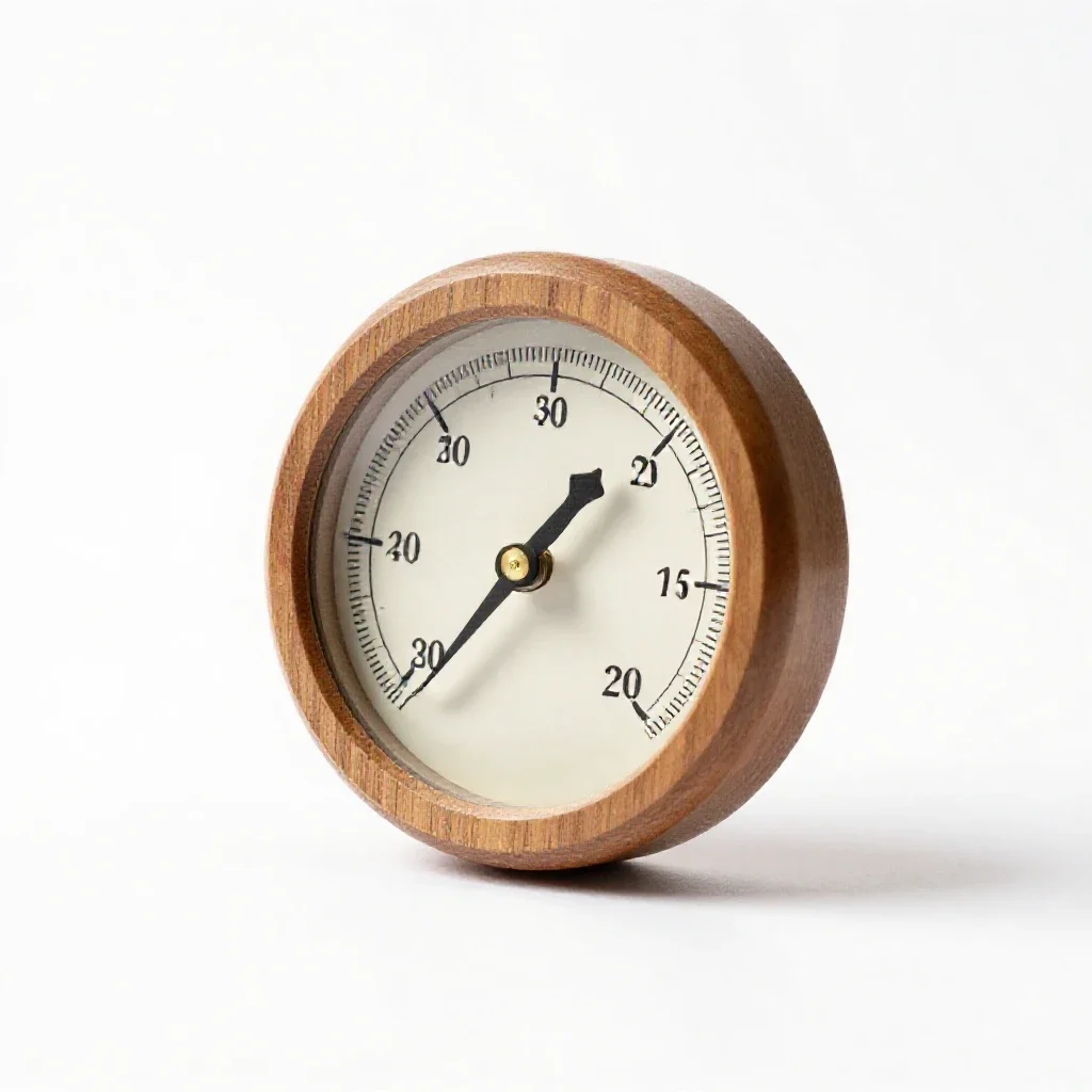 Barometer isolated on a white background