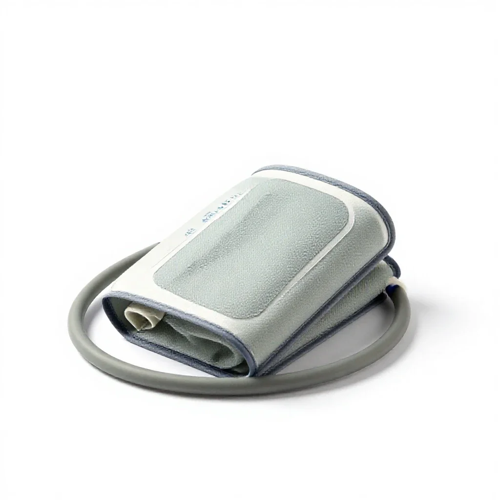 Blood pressure cuff isolated on a white background
