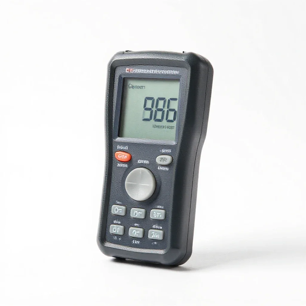 Geiger counter isolated on a white background