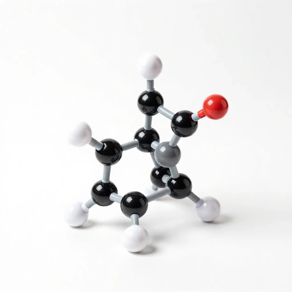 Molecular model kit isolated on a white background