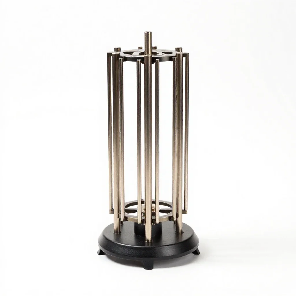 Tesla coil isolated on a white background