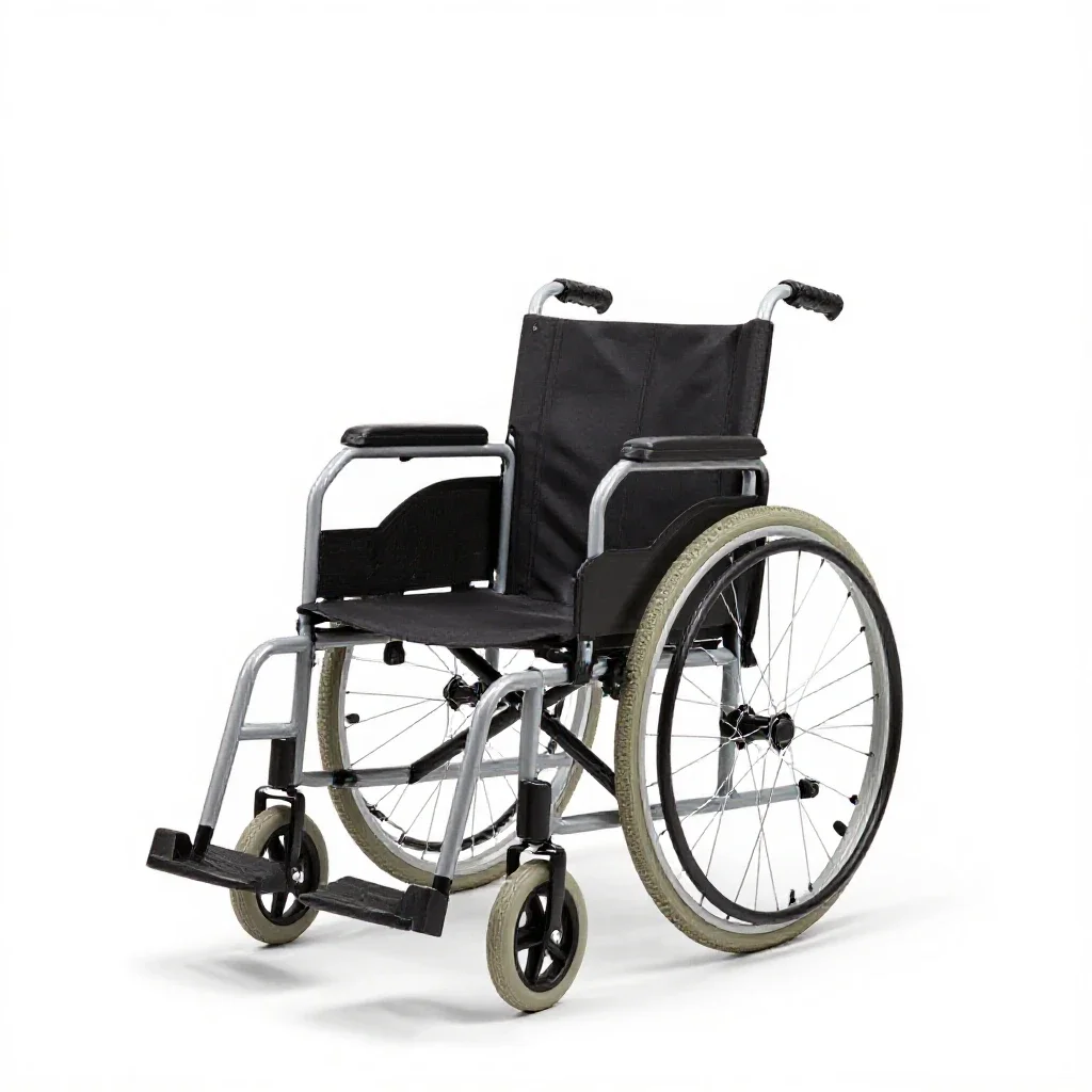 Wheelchair isolated on a white background