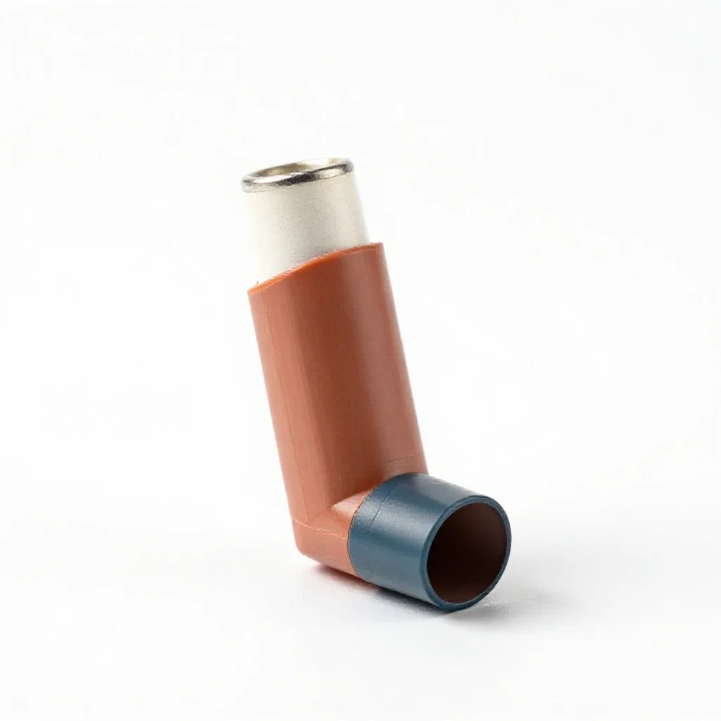Inhaler isolated on a white background