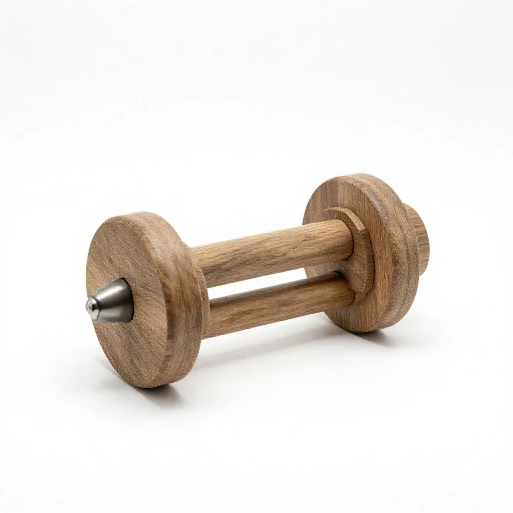 Magnetic grapple launcher isolated on a white background