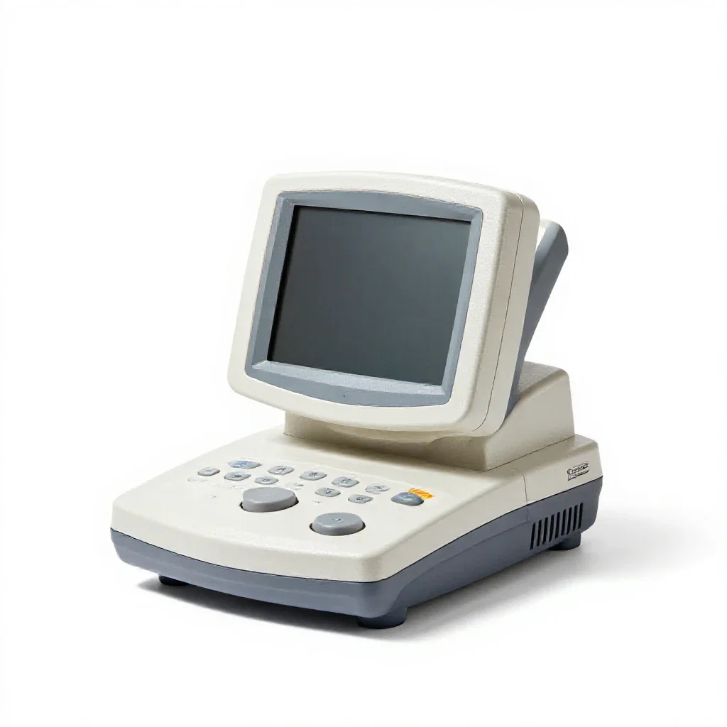 Med-bay diagnostic scanner isolated on a white background
