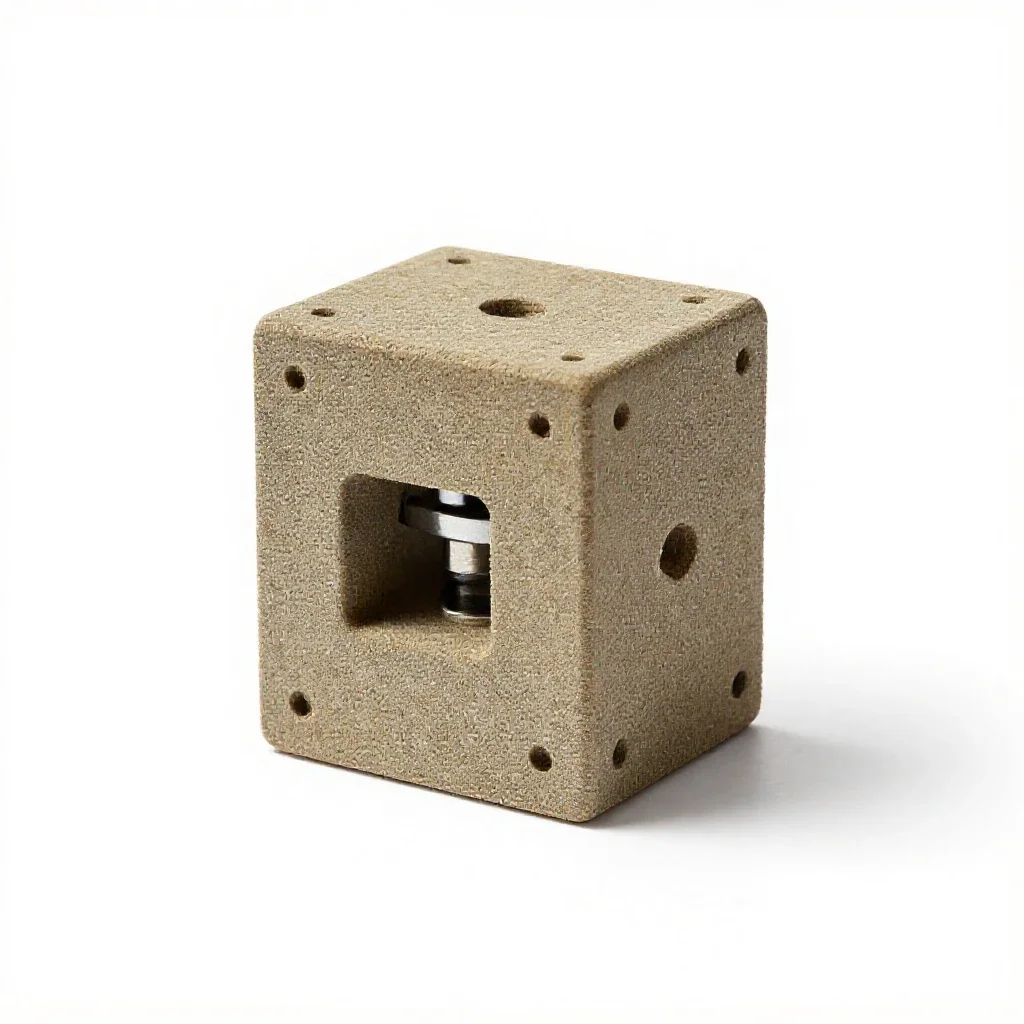 Nano-fabricator unit isolated on a white background