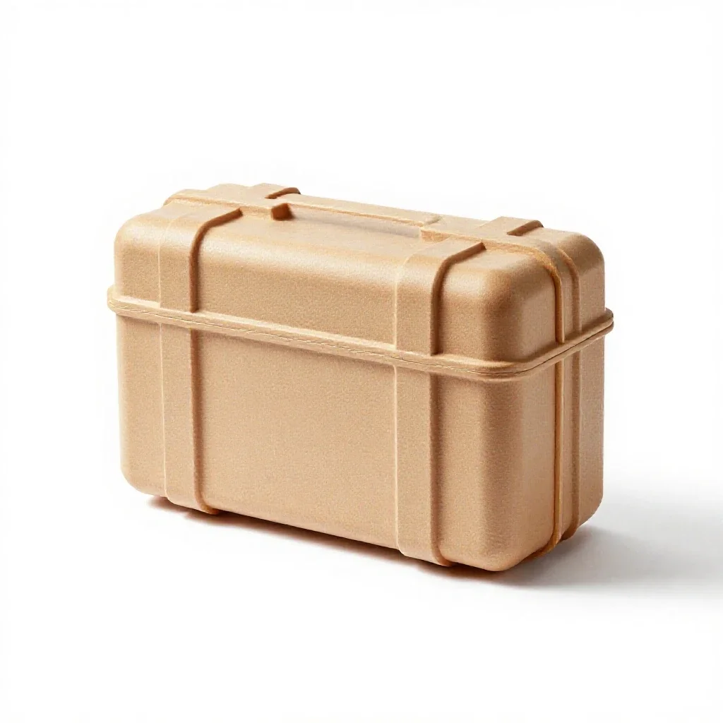 Sample containment case isolated on a white background