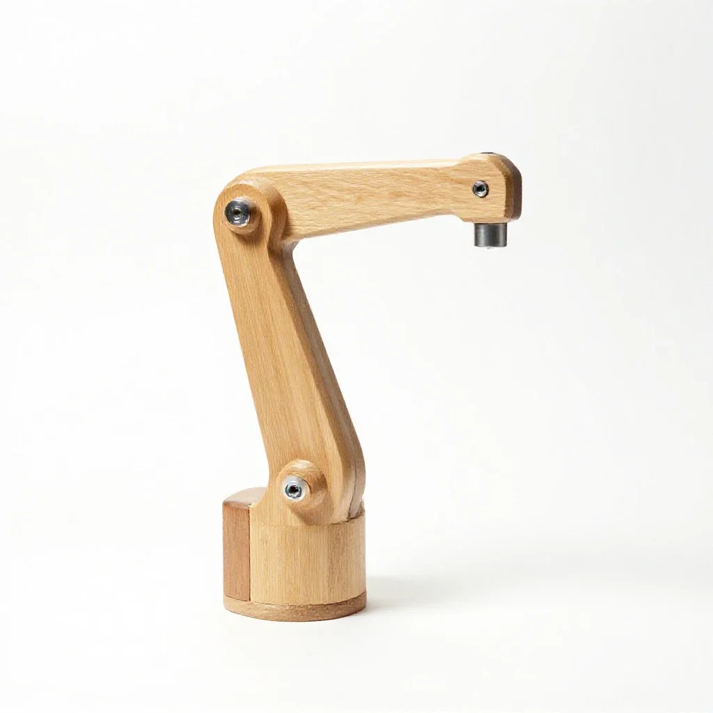 Servo actuator arm isolated on a white background