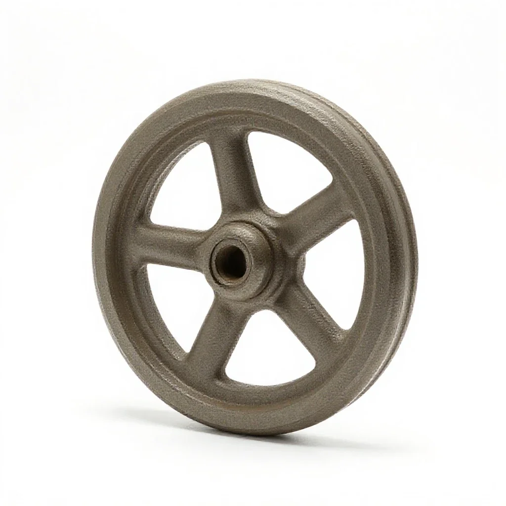 Airlock hatch wheel isolated on a white background