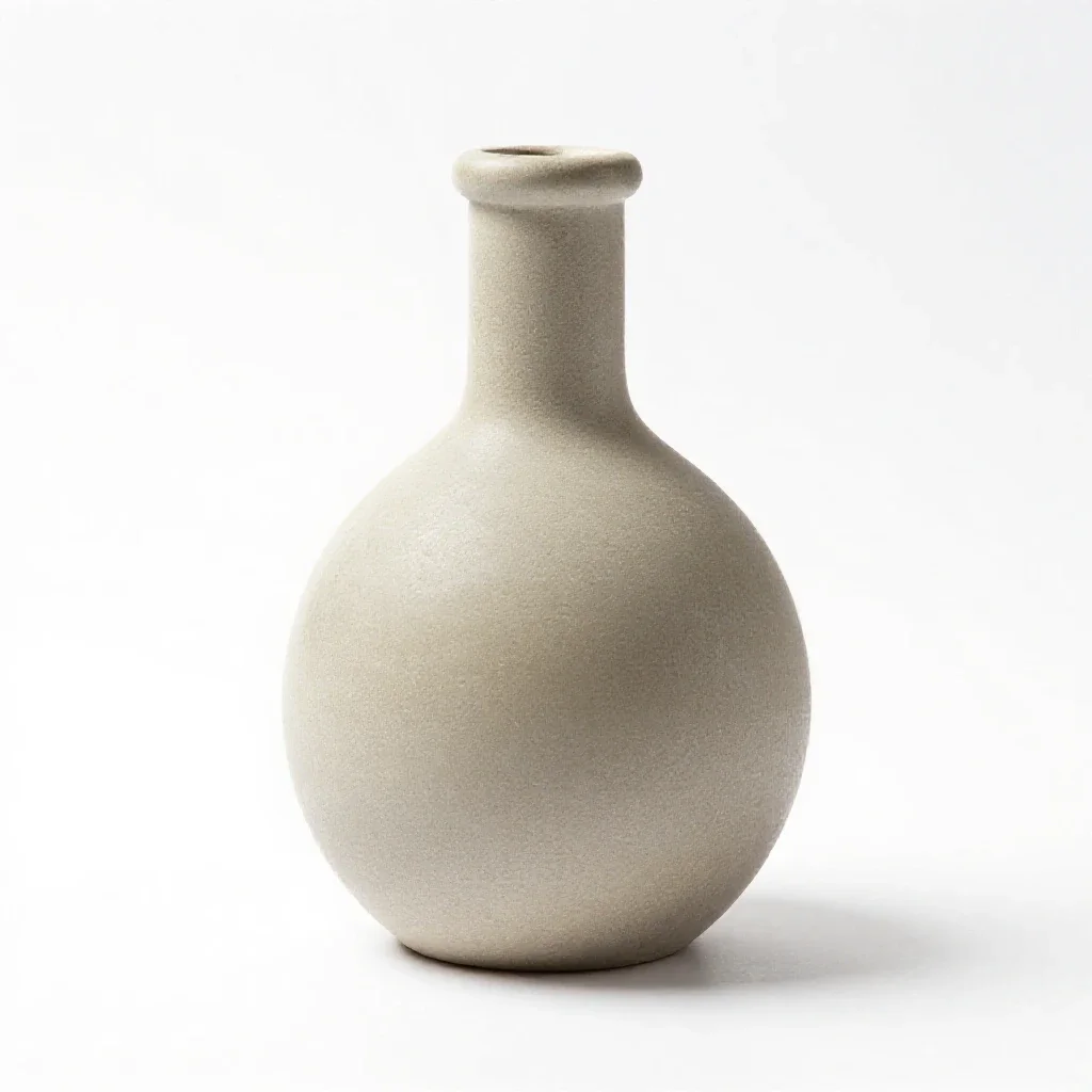 Antimatter containment flask isolated on a white background