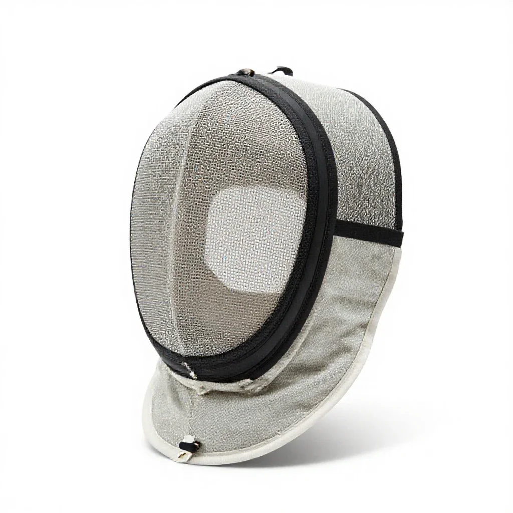 Fencing mask isolated on a white background
