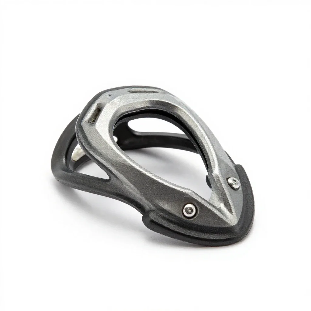 Set of climbing cams isolated on a white background