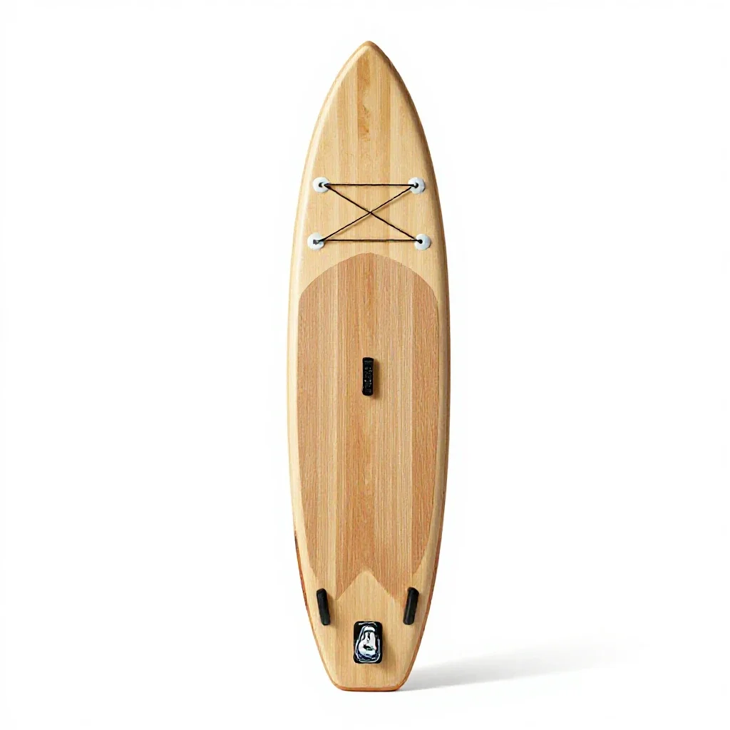 Stand-up paddle board isolated on a white background