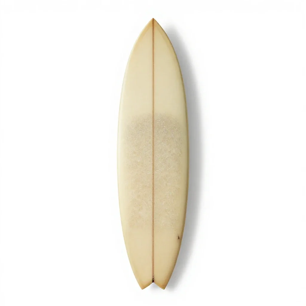 Surfboard isolated on a white background
