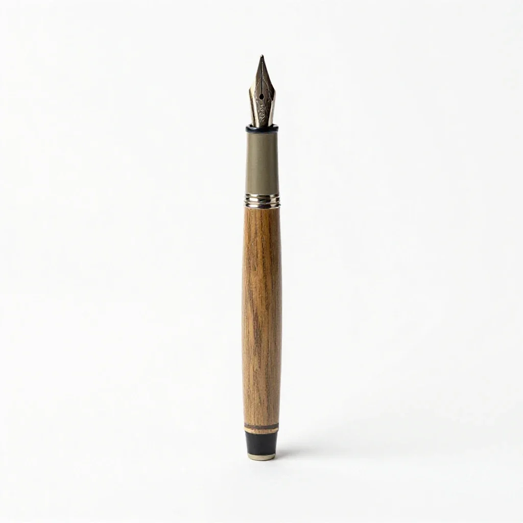 Calligraphy dip pen with nibs isolated on a white background