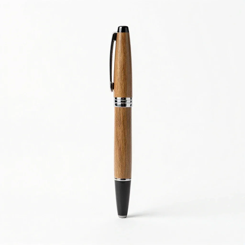Fountain pen isolated on a white background