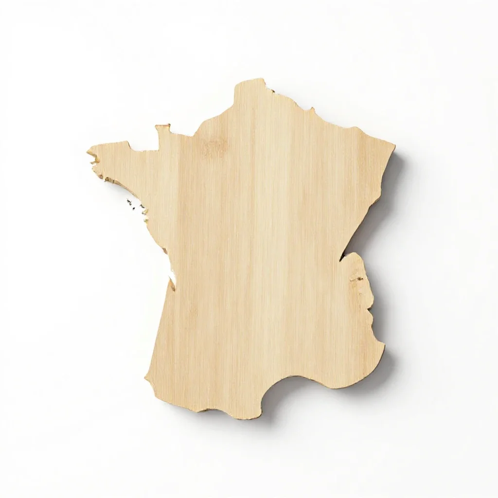 French curve template isolated on a white background