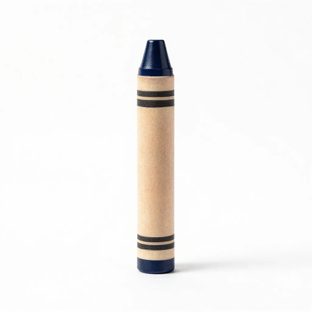 Wax crayon set isolated on a white background