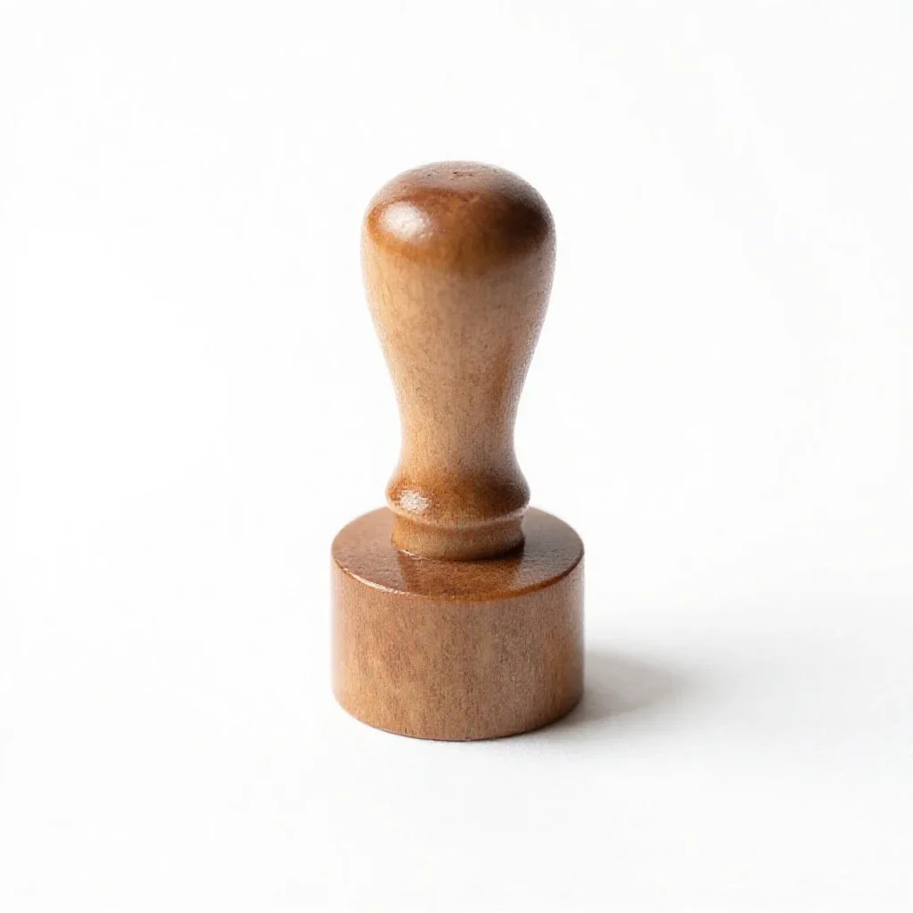 Wax seal stamp isolated on a white background
