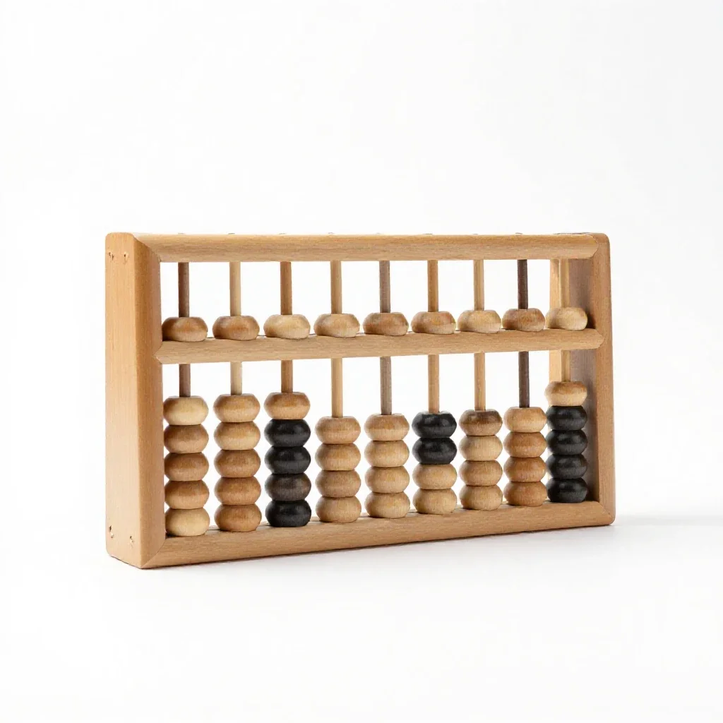 Abacus isolated on a white background