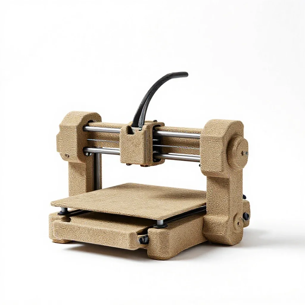 3d printer isolated on a white background