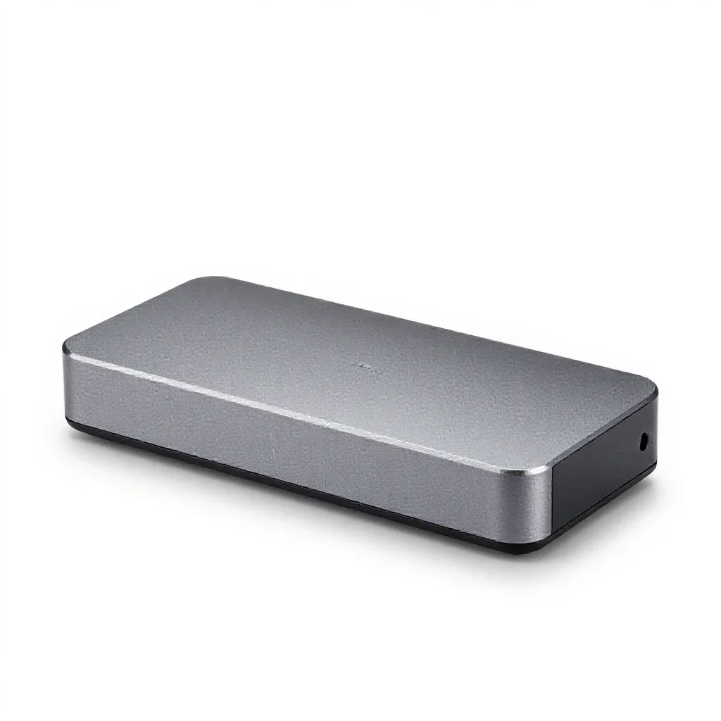 Laptop docking station isolated on a white background