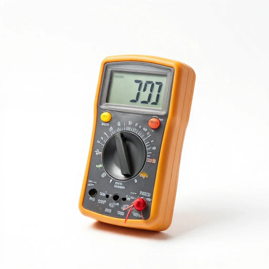 Multimeter isolated on a white background