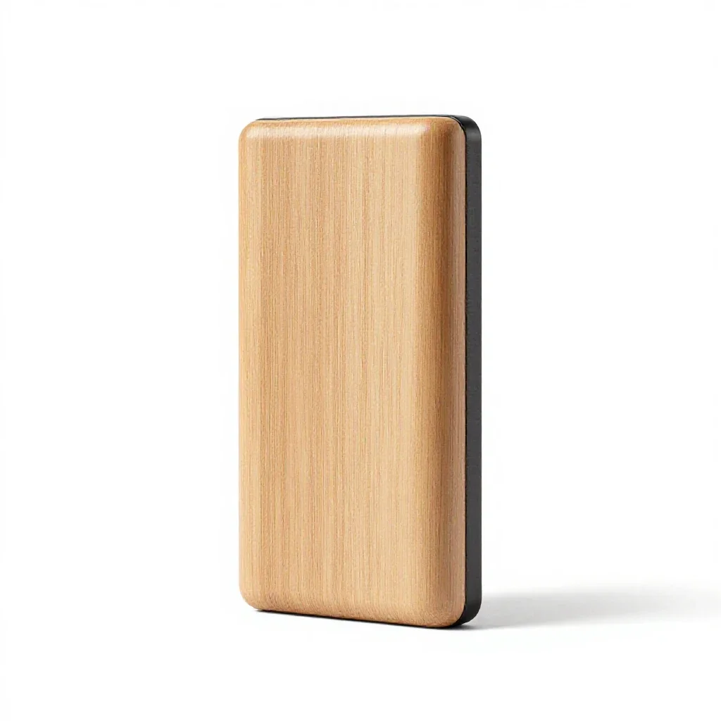 Portable power bank isolated on a white background