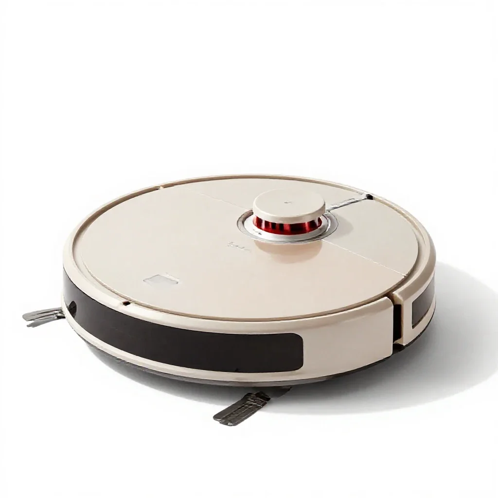 Robot vacuum isolated on a white background
