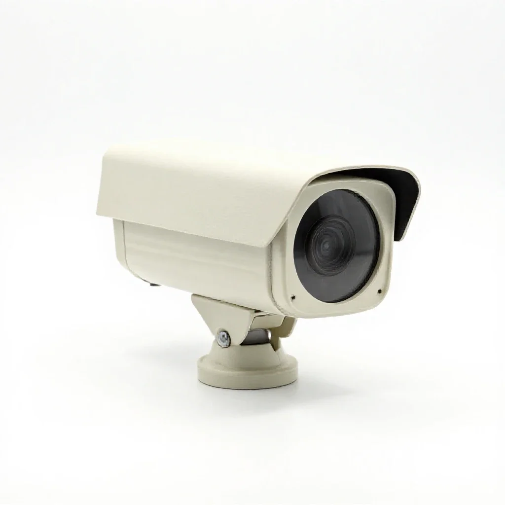 Security camera isolated on a white background