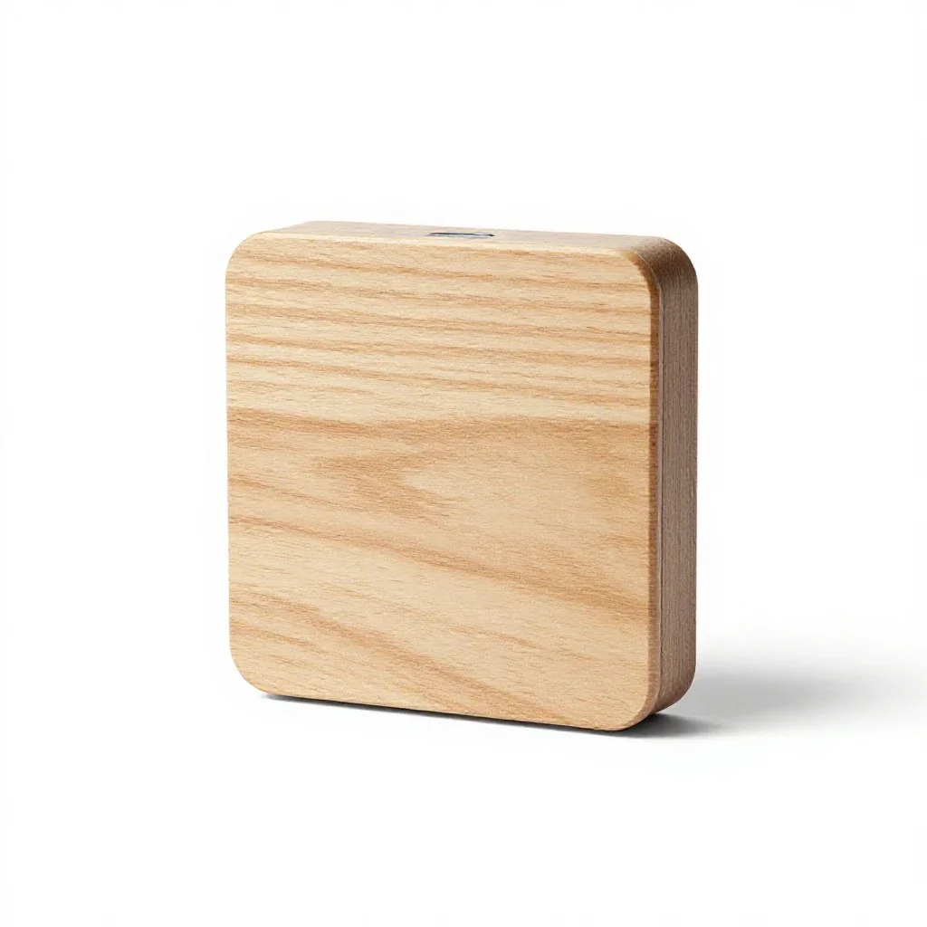 Smart thermostat isolated on a white background