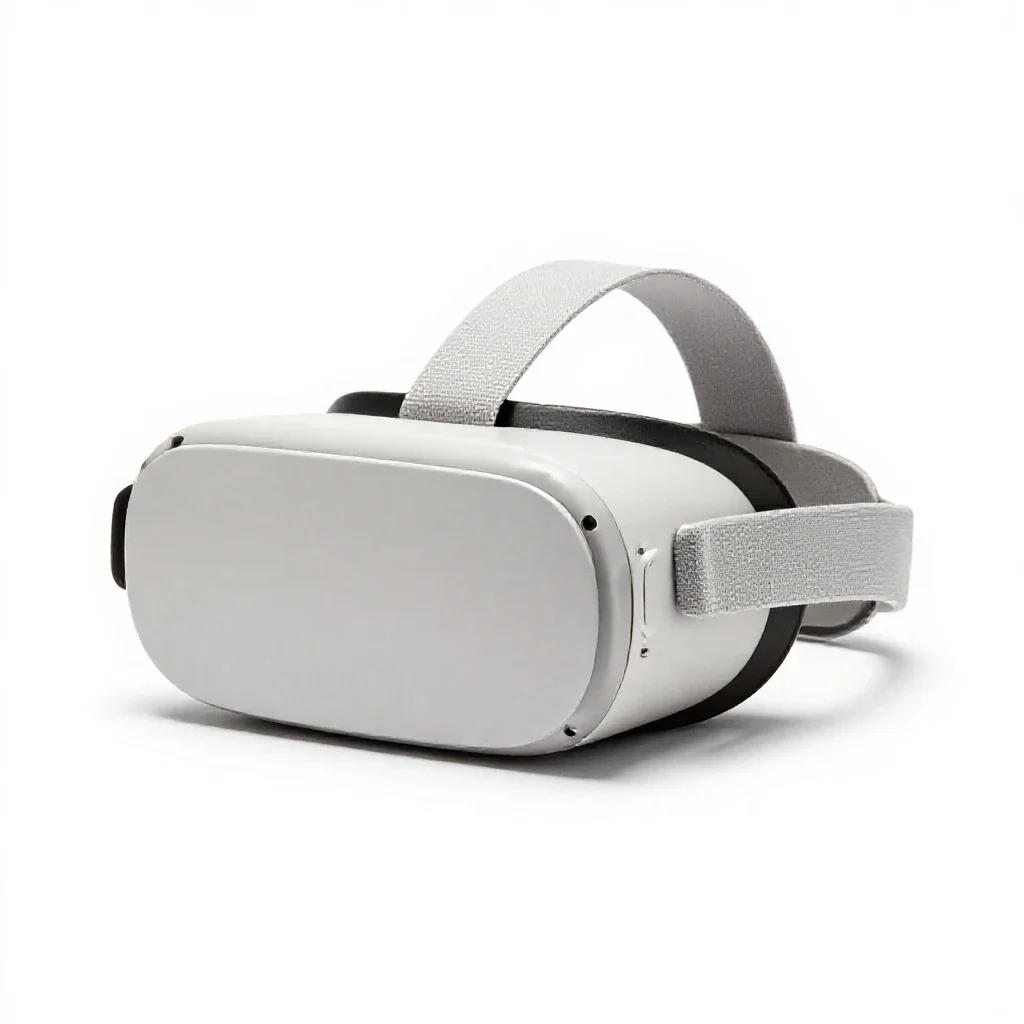 Virtual reality headset isolated on a white background