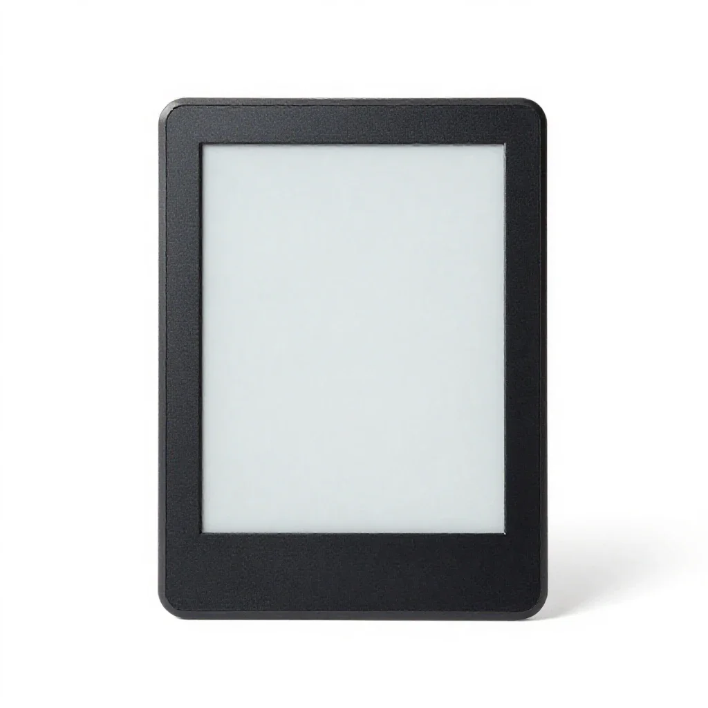 E-ink reader isolated on a white background
