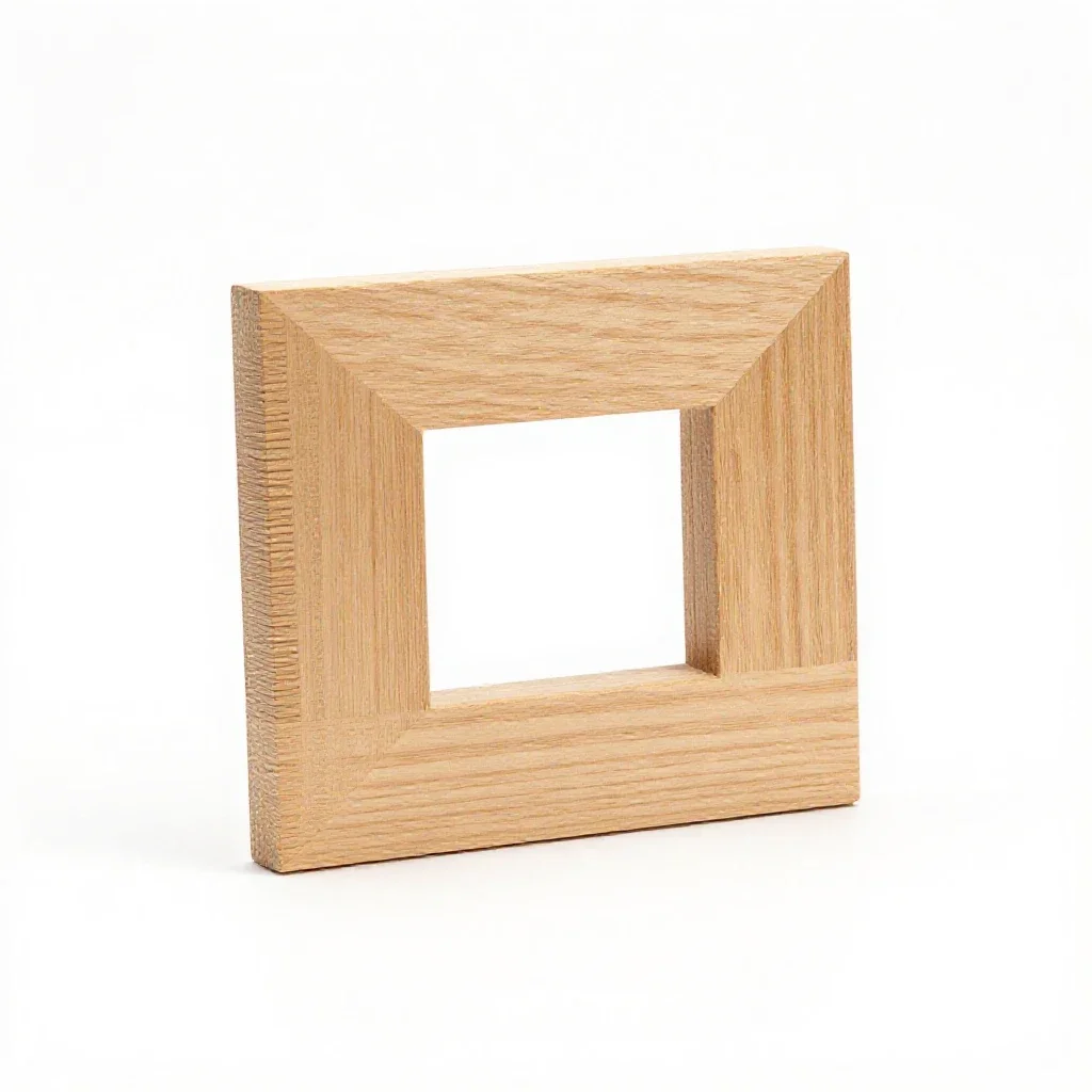 Carpenter's square isolated on a white background