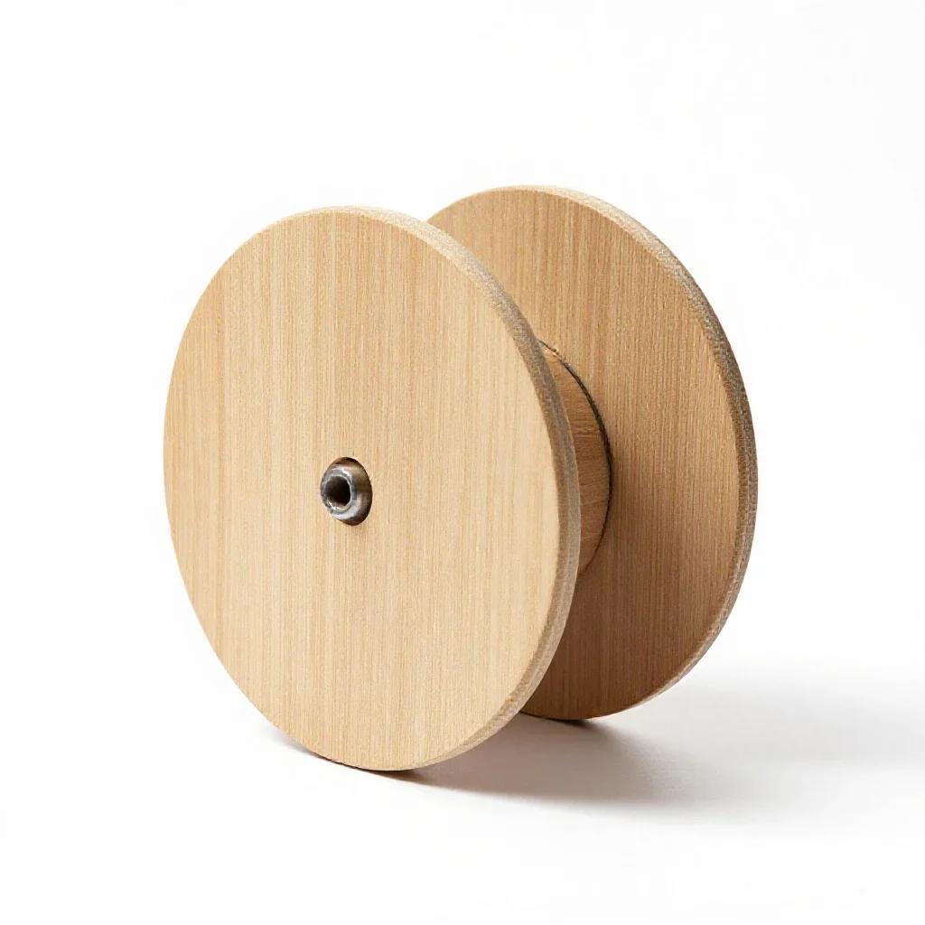 Chalk line reel isolated on a white background