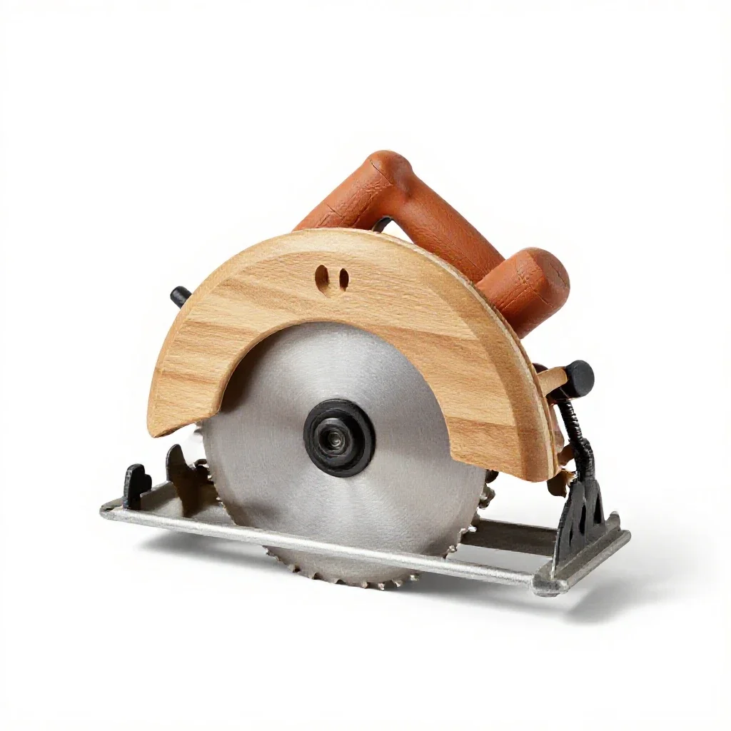 Circular saw isolated on a white background