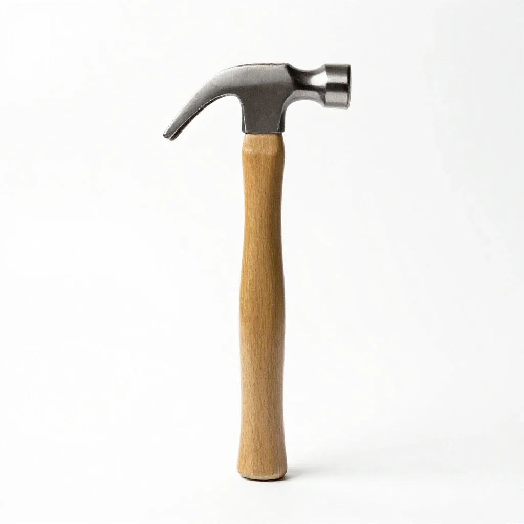Claw hammer isolated on a white background