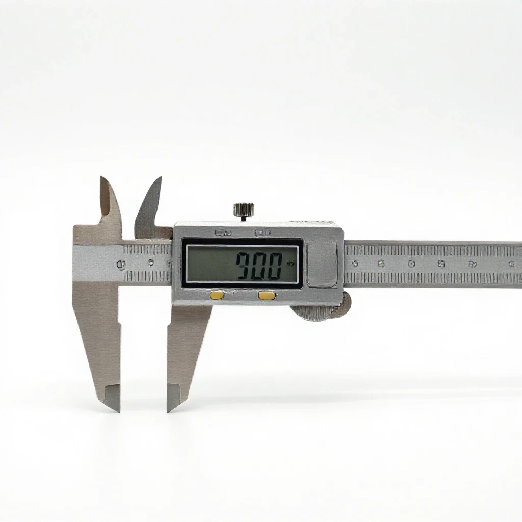 Digital caliper isolated on a white background