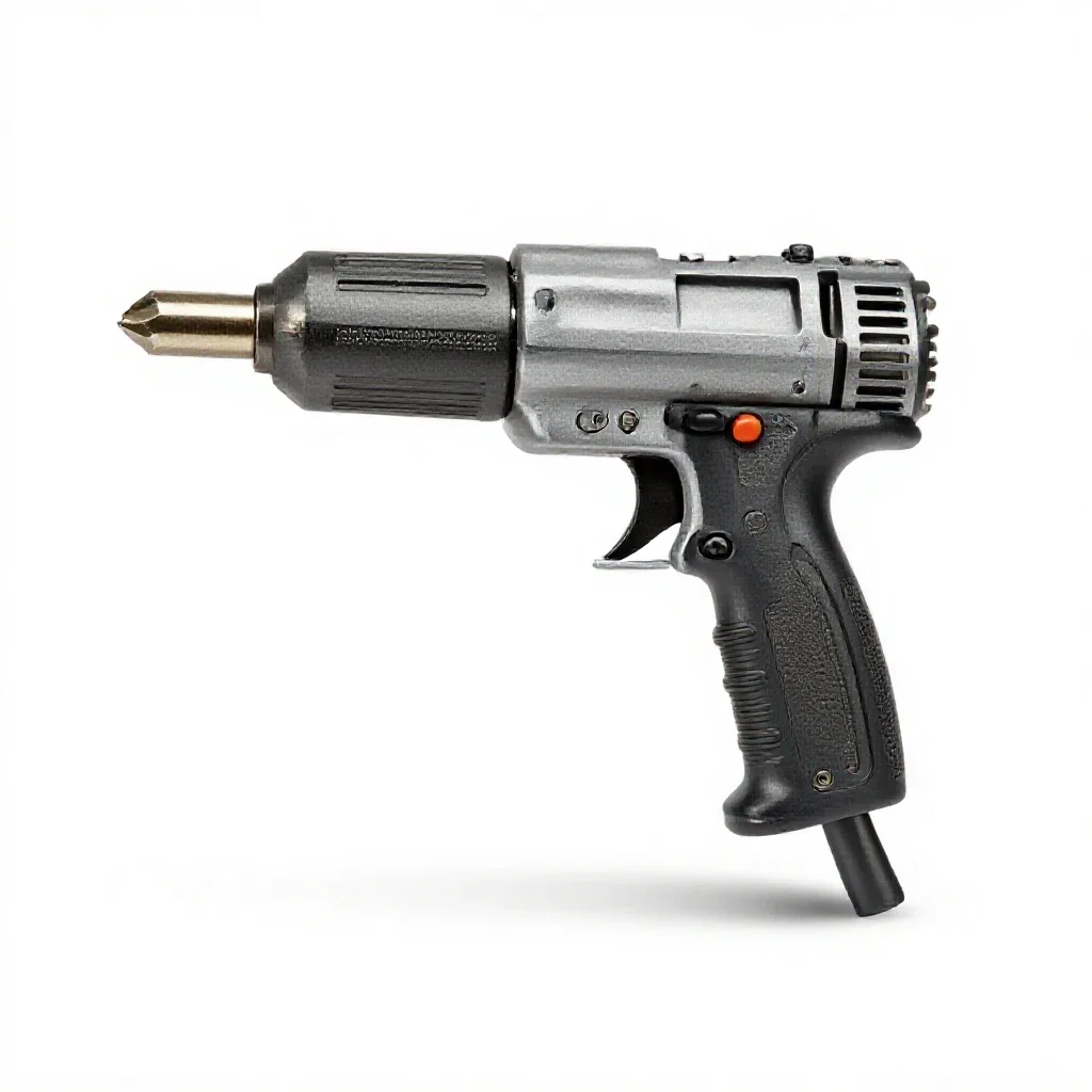 Rivet gun isolated on a white background