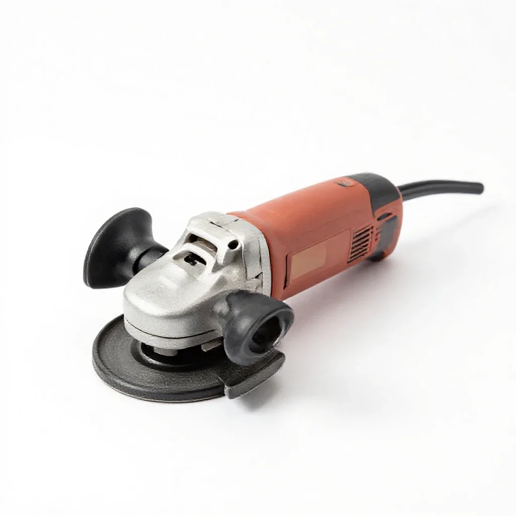 Angle grinder isolated on a white background