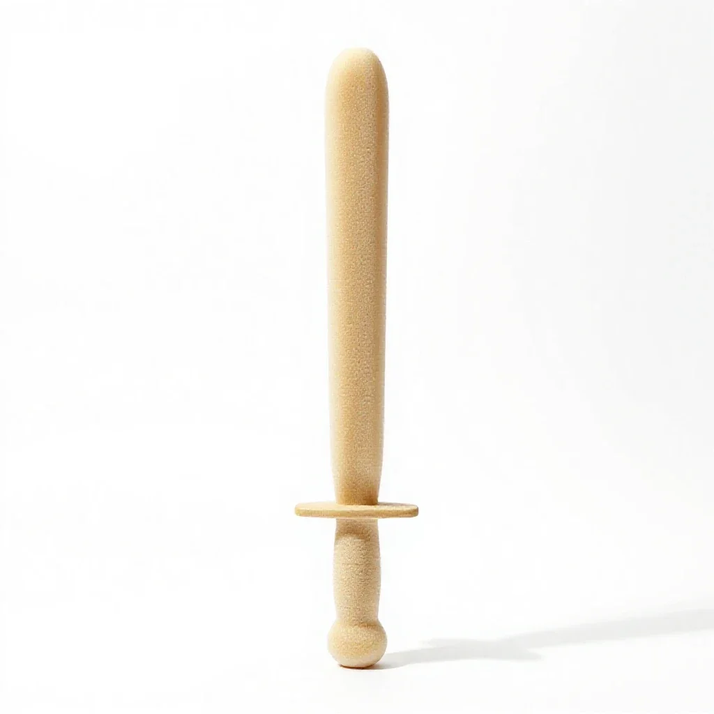 Foam sword isolated on a white background