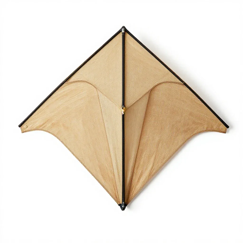 Kite isolated on a white background