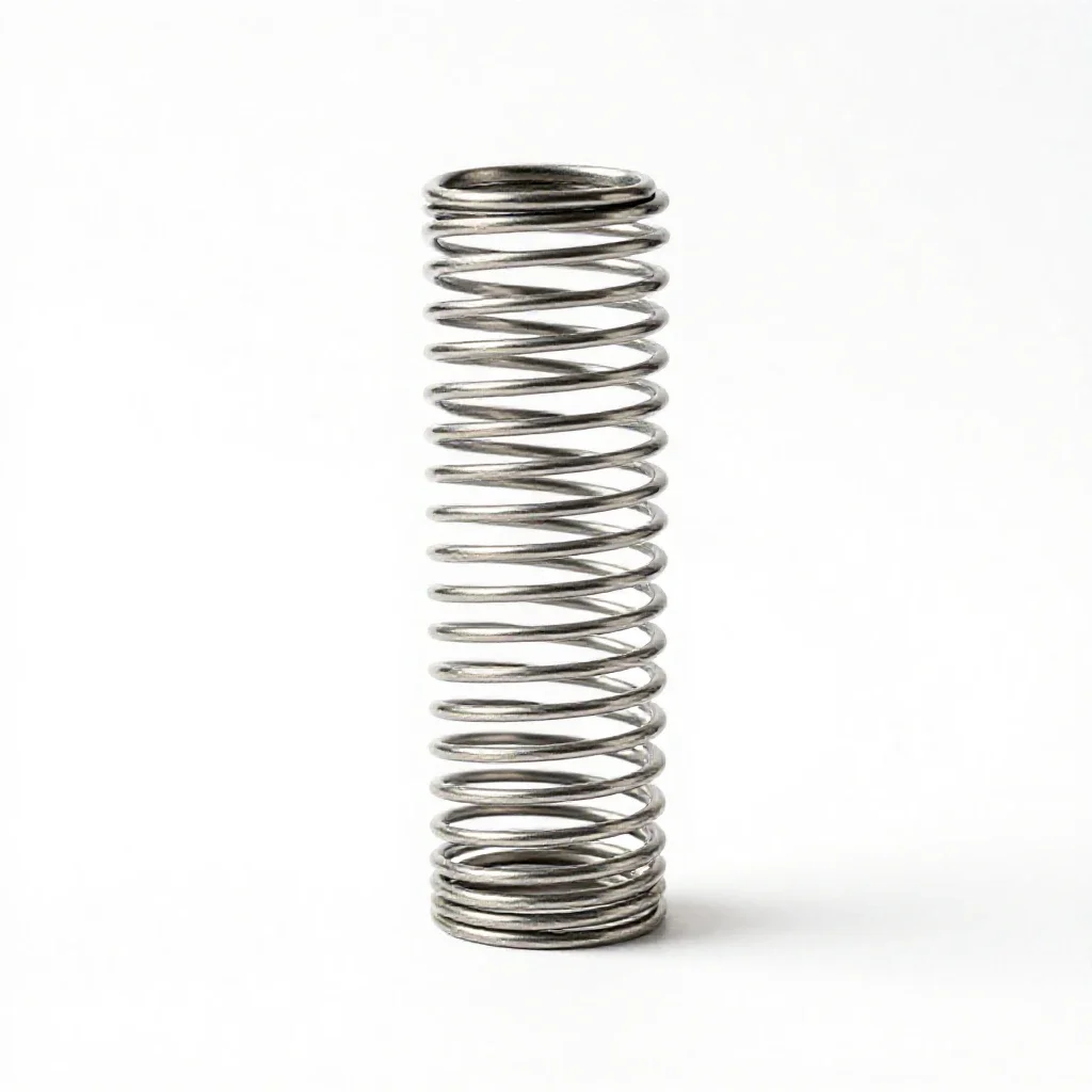 Slinky spring isolated on a white background