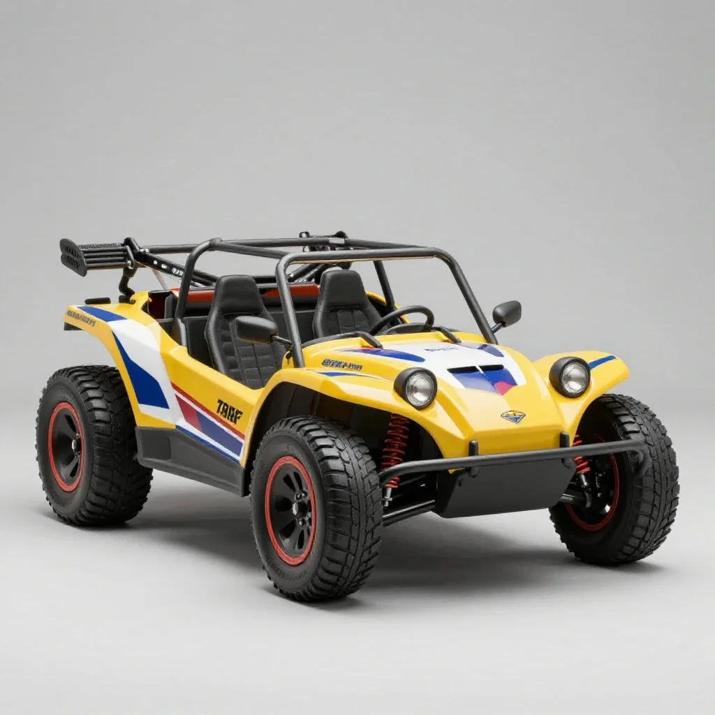 Dune buggy isolated on a white background