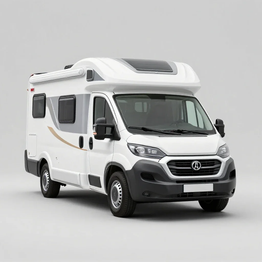 Motorhome isolated on a white background