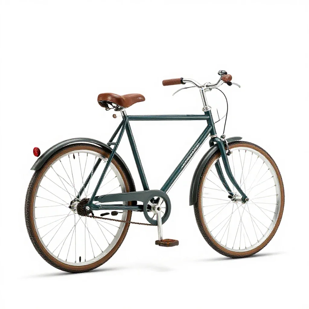 Penny farthing isolated on a white background