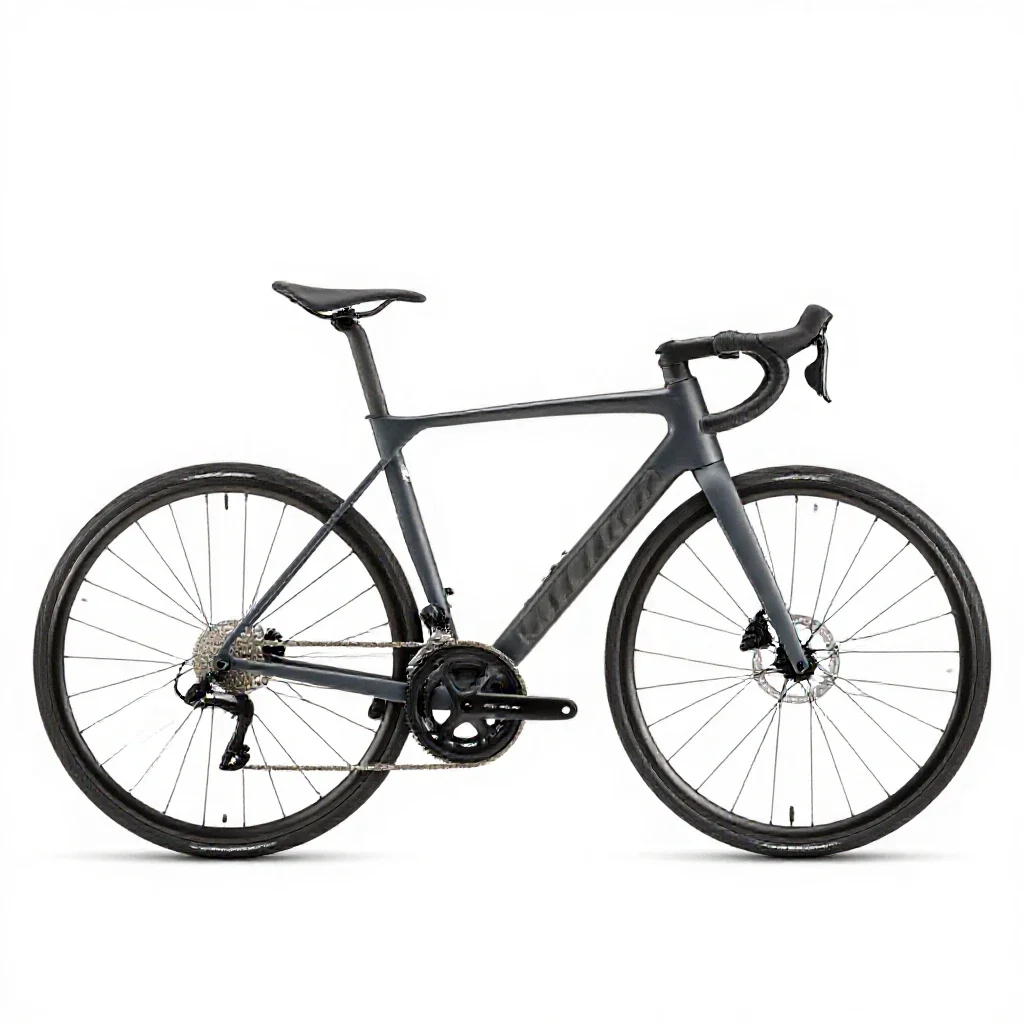 Road bicycle isolated on a white background