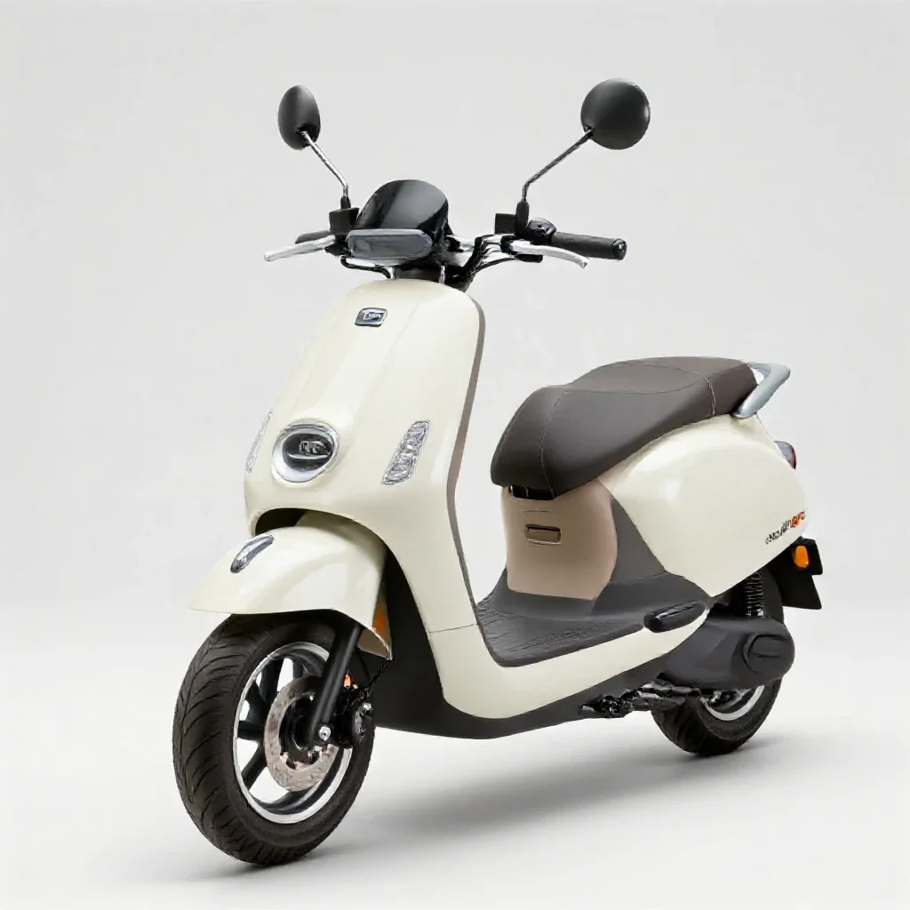 Scooter isolated on a white background