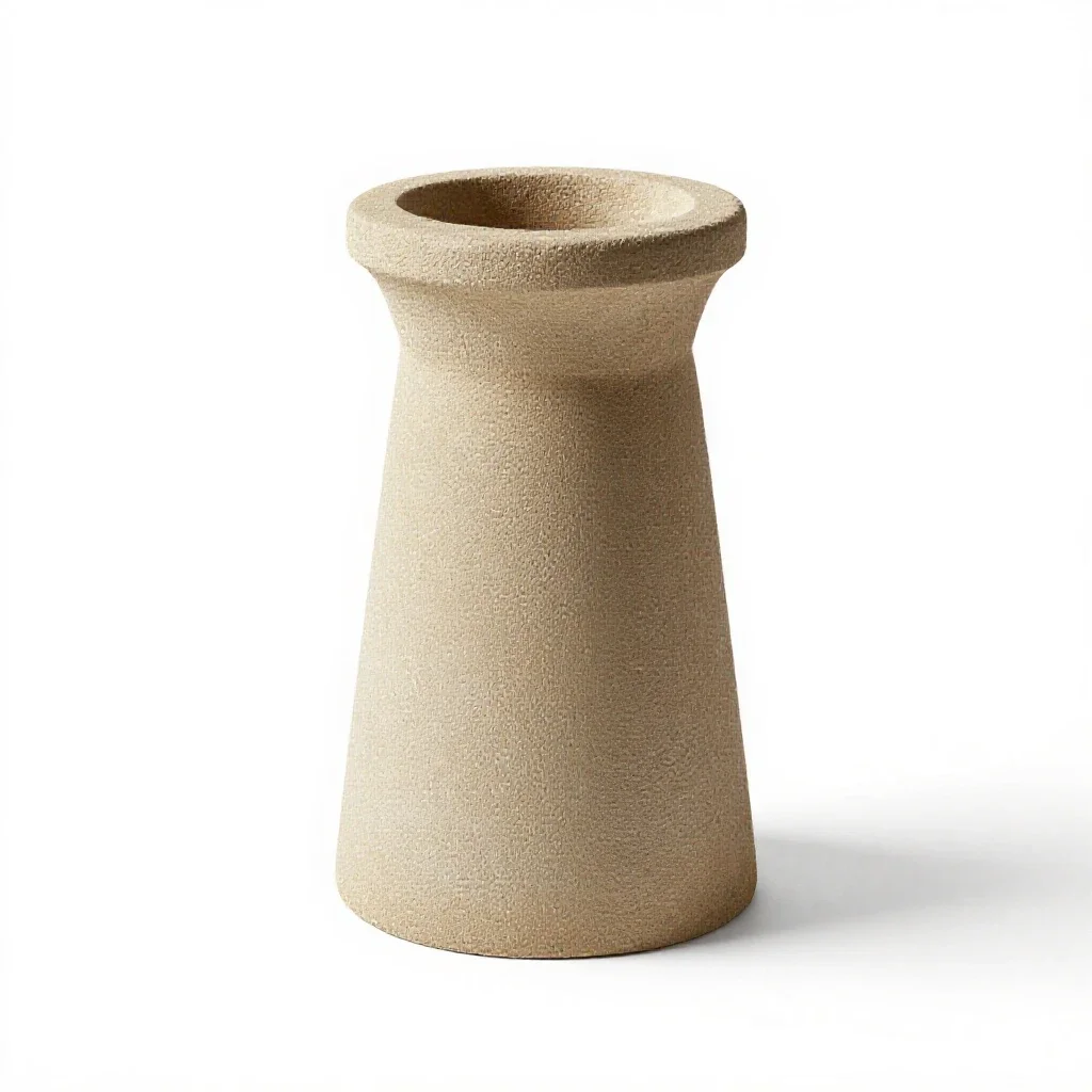 Chimney pot isolated on a white background